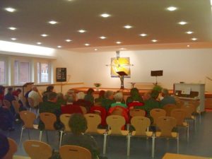 Gottesdienst im Gemeindesaal